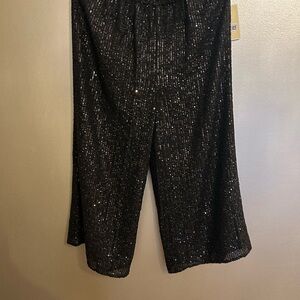 Michael Kors Black Wide-Leg Pants